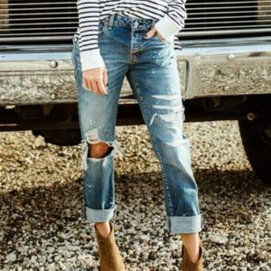 Abercrombie low rise slim boyfriend jeans